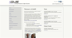 Desktop Screenshot of aldinhe.ac.uk